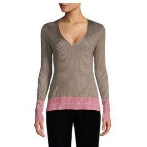 Rag & Bone Alyssa V-neck Sweater In Vetiver